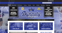 Desktop Screenshot of dynastyvb.com